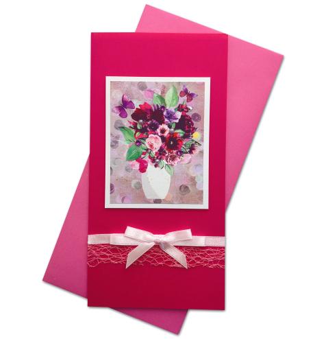 Handmade double folded card