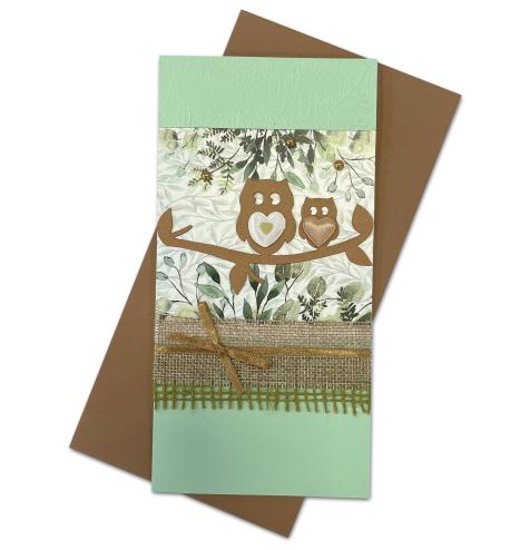 Handmade double folded card