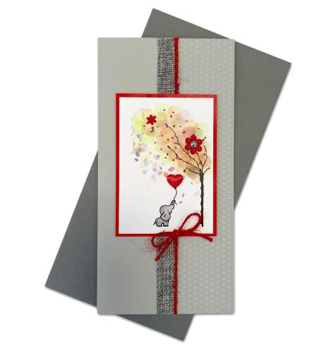 Handmade double folded card