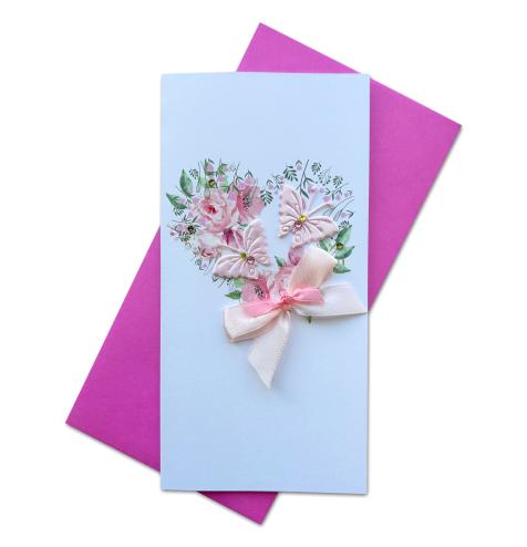 Handmade double folded card