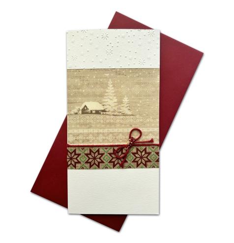 Handmade double folded card